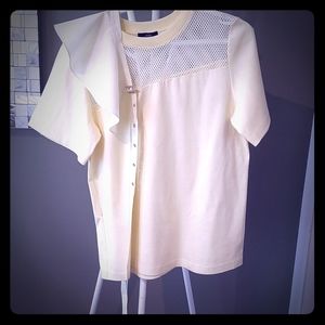 J Koo Barneys New York Yellow Fashion Top
